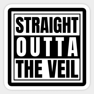 Straight Outta The Veil Supernatural Lore Ghosts Demons Hellhounds Reapers Crossing the Veil Sticker